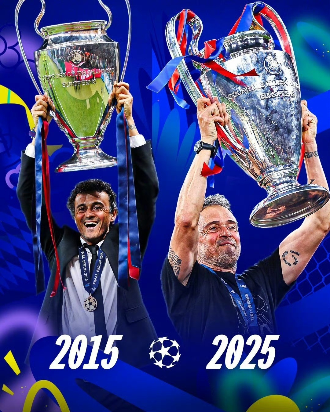 包含巴黎圣日耳曼又添一星，携对巴萨十年的夙愿圆梦的词条