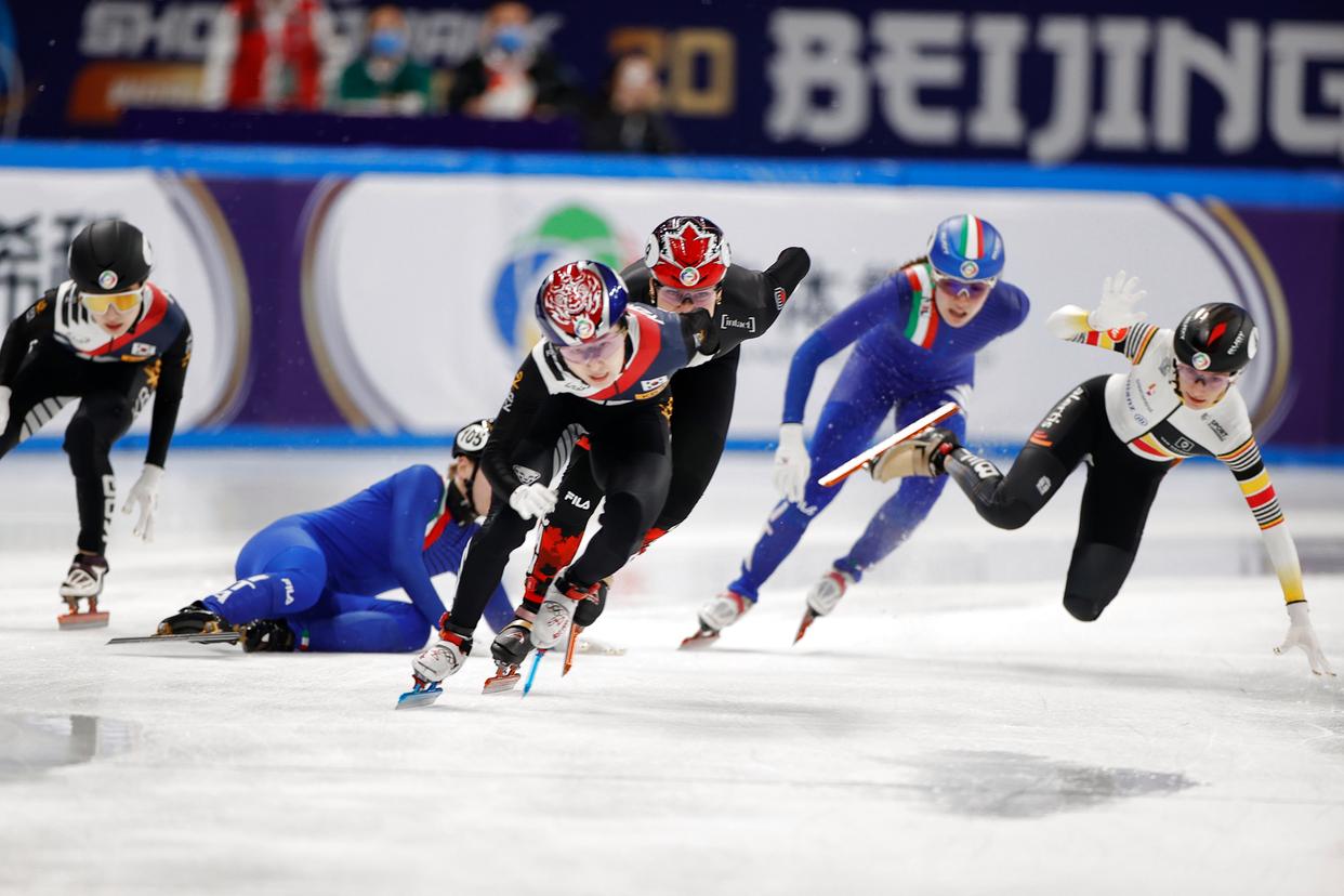 短道速滑队取得了骄人的成绩