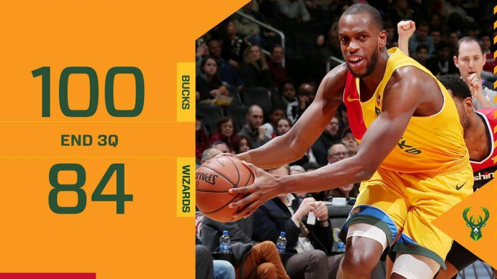 雄鹿大胜奇才，东部战绩持续攀升